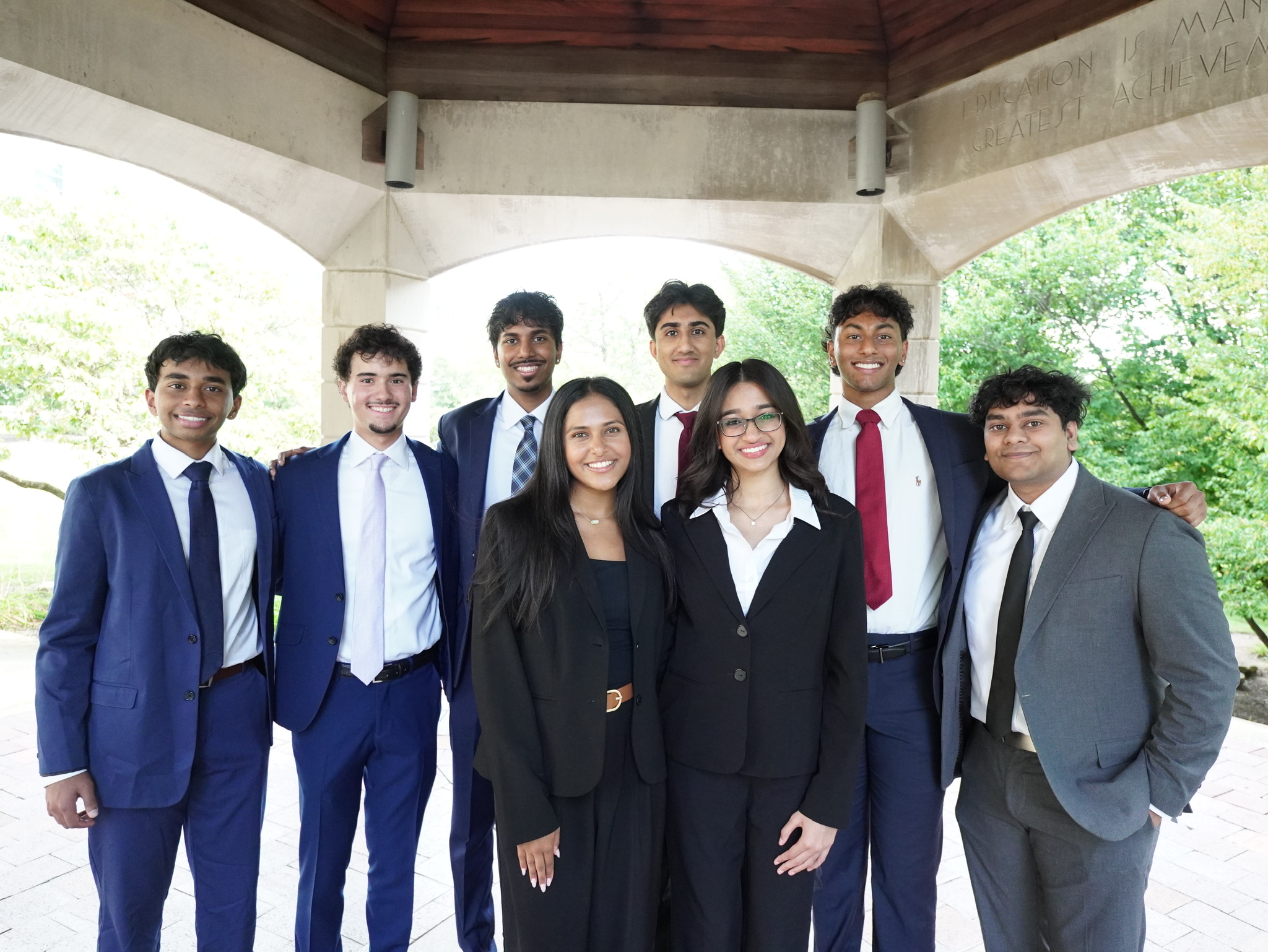 812 Consulting members gathered in professional attire